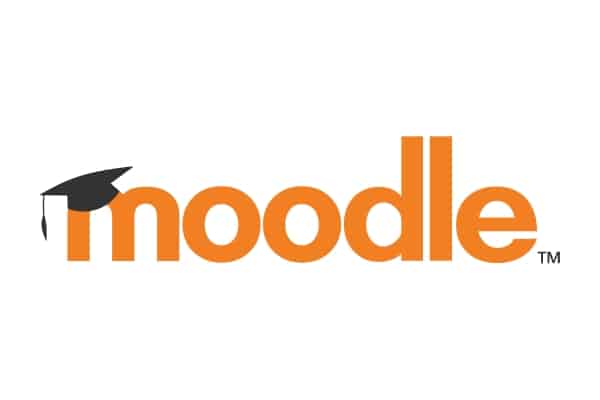 Moodle logo.